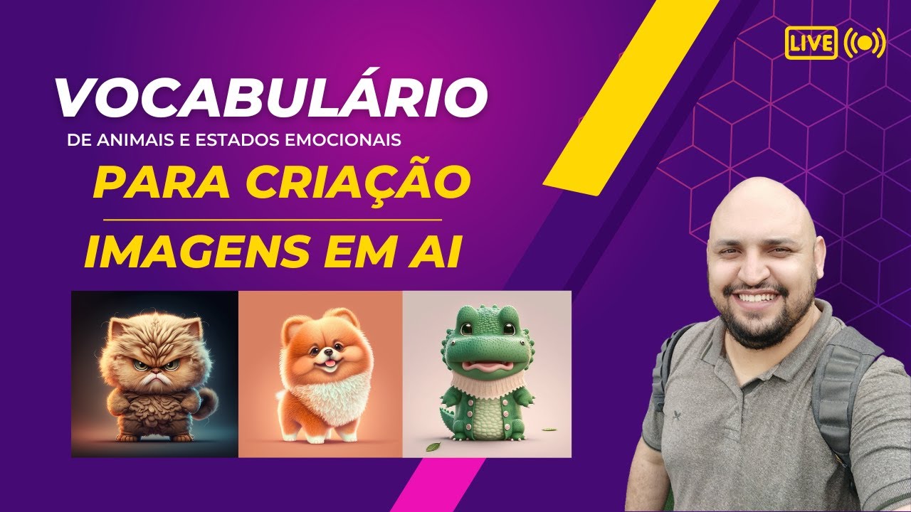 Midjourney - Criando imagens com animais, emoções - sentimentos e Estados de espírito em inglês